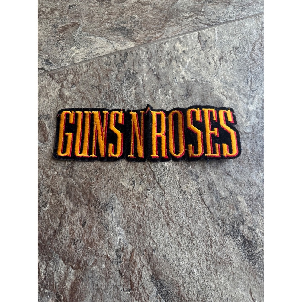 1980s Vintage Guns N Roses Patch Embroidered Applique Iron On‎ Sew On Patch New